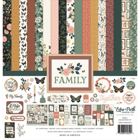 Echo Park Family Collection Kit 30x30cm