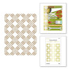 Spellbinders Tic Tac Toe Plaid Glimmer Hot Foil Plate