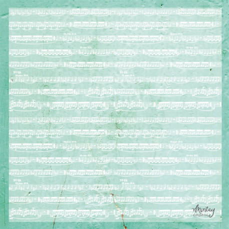 Mintay Papers Decorative Vellum Music 30x30cm