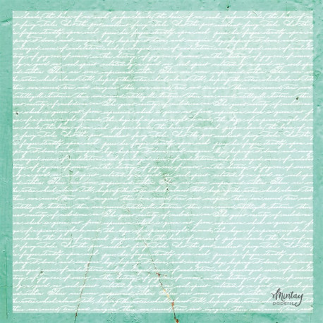 Mintay Papers Decorative Vellum Handwritting 30x30cm