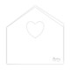 Mintay Basic Basic - House Card Base - White 5 pz