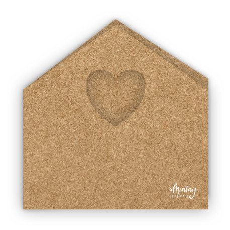 Mintay Basic Basic - House Card Base - Kraft 5 pz