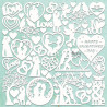 Mintay Papers Chippies - Decor - Valentine's Day
