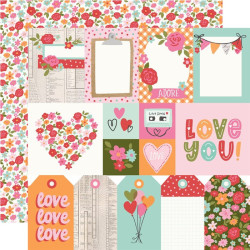 Simple Stories Heartstrings Collection Kit 30x30cm