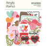 Simple Stories Heartstrings Bits & Pieces 47pz