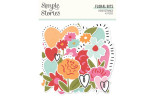 Simple Stories Heartstrings Floral Bits & Pieces 41pz