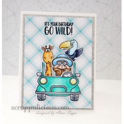 Gerda Steiner Designs Clear Stamp Set Go Wild!