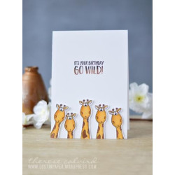 Gerda Steiner Designs Clear Stamp Set Go Wild!