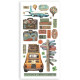 Stamperia Art of Travelling Paper Cut-outs 4fogli