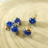 Sfera in vetro con Stelline Blu