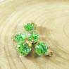 Sfera in vetro con Stelline Verde Chiaro