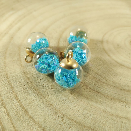 Sfera in vetro con Stelline Celesti