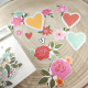 Simple Stories Heartstrings Floral Bits & Pieces 41pz