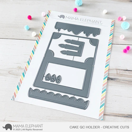 Mama Elephant Cake GC Holder CREATIVE CUTS