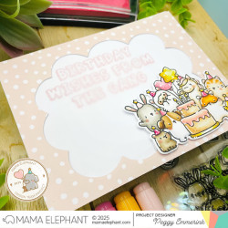 Mama Elephant Poofy Cloud Note CREATIVE CUTS