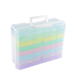Organizer GRANDE con 16 scatolette PASTELLO