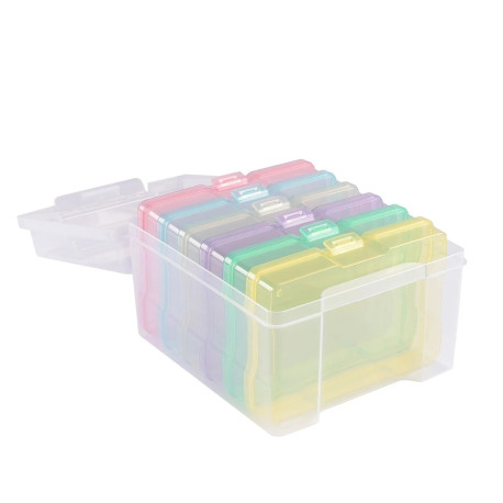 Organizer MEDIO con 6 scatolette PASTELLO