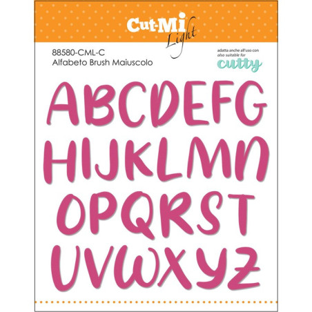 Fustelle Cut-Mi 88580-CML-C Alfabeto Brush Maiuscolo