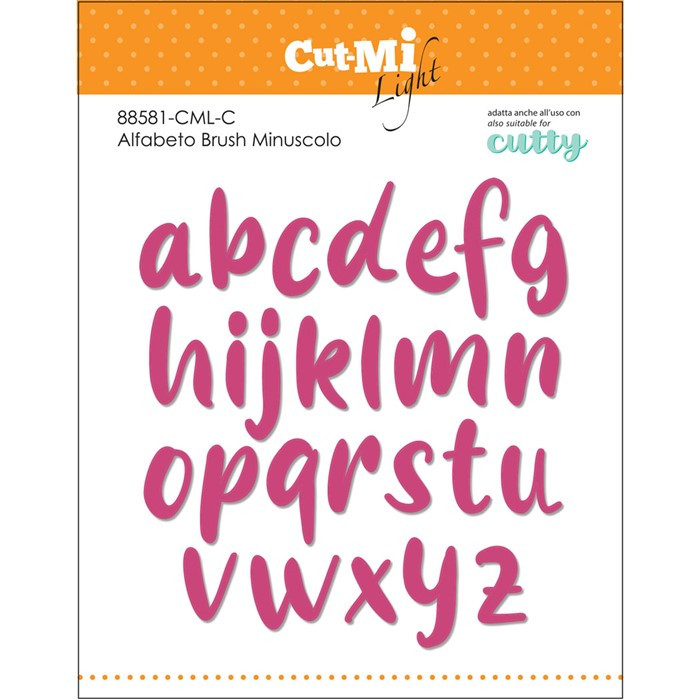 Fustelle Alfabeto Minuscolo 26 Lettere In Metallo | Matrici Da Taglio Per Scrapbooking, Biglietti E Goffratura | Stencil Per Decorazioni Fai Da Te