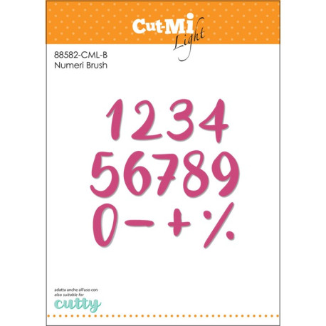 Fustelle Cut-Mi 88582-CML-B Numeri Brush