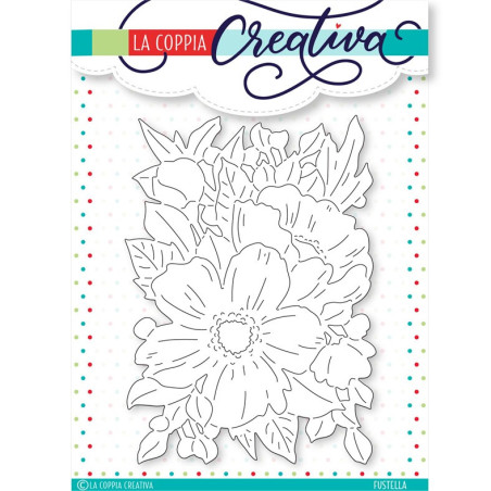 La Coppia Creativa Fustelle SFONDO CON FIORI