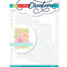 La Coppia Creativa Stencil SFONDO CON FIORI 6pezzi