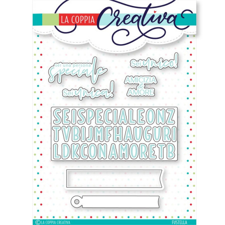 La Coppia Creativa Fustelle ALFABETO SPECIALE