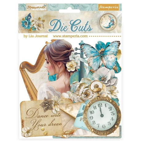 Stamperia Masquerade Die Cuts 57pz