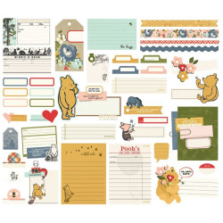 Simple Stories Say Cheese Classic Pooh Journal Bits & Pieces 41pz