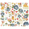 Simple Stories Say Cheese Classic Pooh Floral Bits & Pieces 42pz