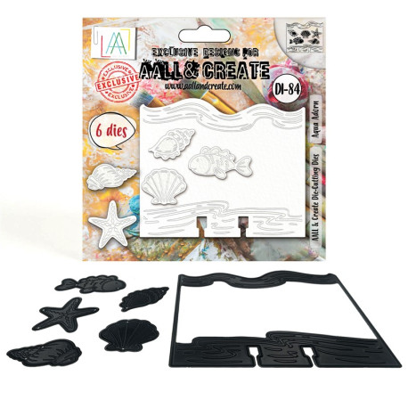 Aall&Create Cutting Dies Aqua Adorn 84