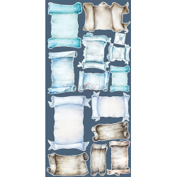 Craft o' Clock Something Blue Extras to Cut MIX 15,75x30,5cm
