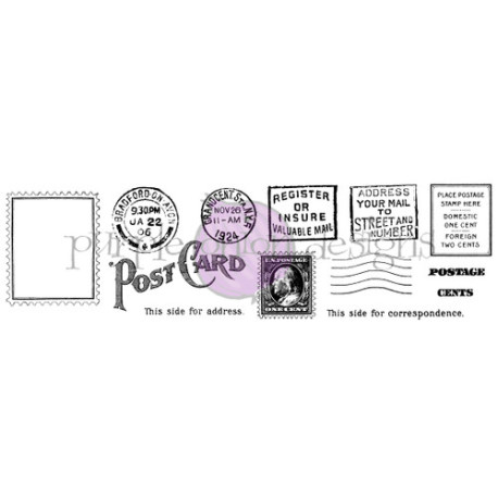 Purple Onion Designs Vintage PostCARD Set