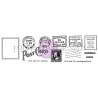 Purple Onion Designs Vintage PostCARD Set