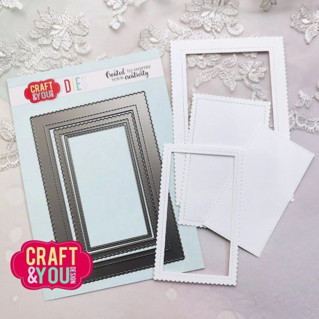 Craft&You Biscuit Photo Frame Set Dies