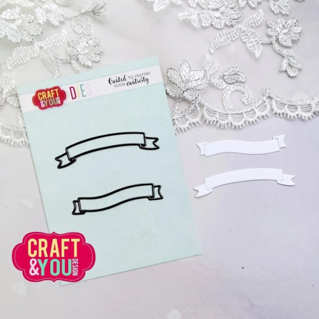 Craft&You Mini Banners Set Dies