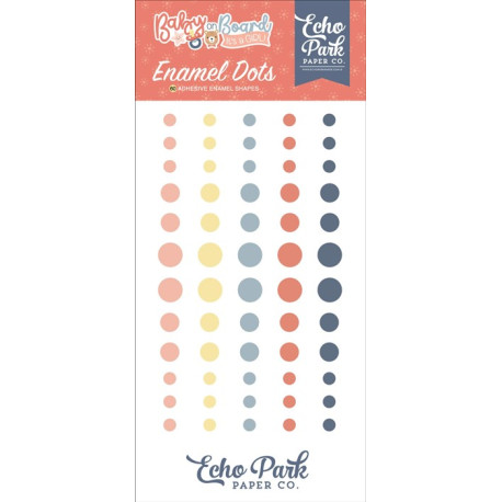 Echo Park Baby On Board It's a Girl! Enamel Dots