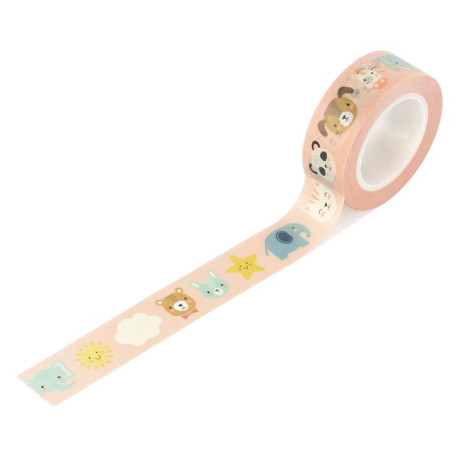 Echo Park Washi Tape Baby On Board It's a Girl! New Arrival Animals