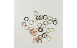 Anellini COLORI METALLIZZATI MISTI 7 mm per charms