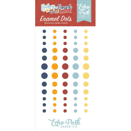 Echo Park Baby On Board It's a Boy! Enamel Dots