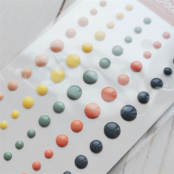Echo Park Baby On Board It's a Girl! Enamel Dots
