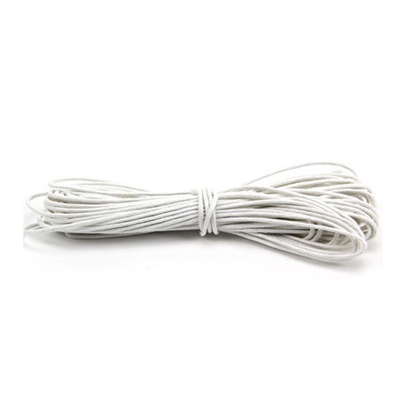Filo cotone cerato bianco 5 m
