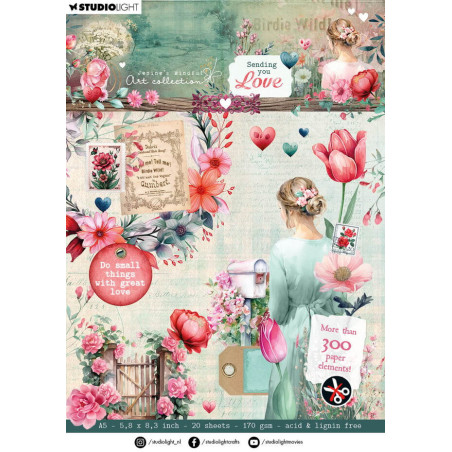 StudioLight Sending You Love Paper Elements Paper Pad A5