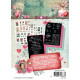 Studio Light Sending You Love A6 Stickers Postage Stamps & Quotes