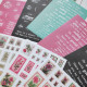 Studio Light Sending You Love A6 Stickers Postage Stamps & Quotes