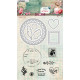 Studio Light Sending You Love Stamp and Cutting Dies Heart ATC n.92