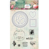 Studio Light Sending You Love Stamp and Cutting Dies Heart ATC n.92