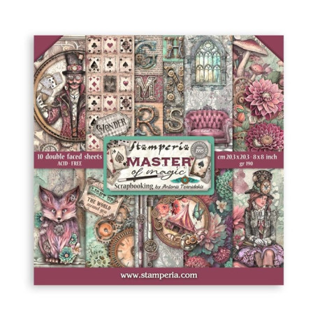 Stamperia Master of Magic Paper Pack 20x20cm