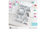 Mama Elephant BASKET OF GOODIES Clear Stamp