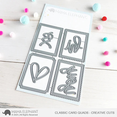 Mama Elephant Classic Card Quads CREATIVE CUTS